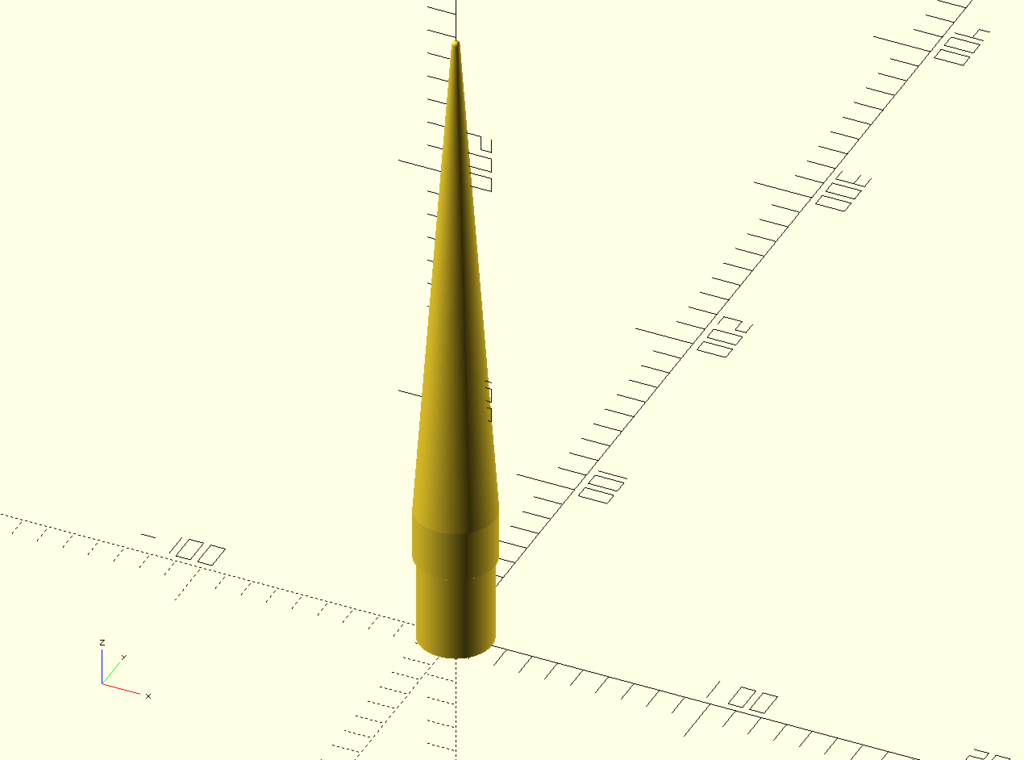 Estes "So Long" #9722 Rocket Nose Cone #071095