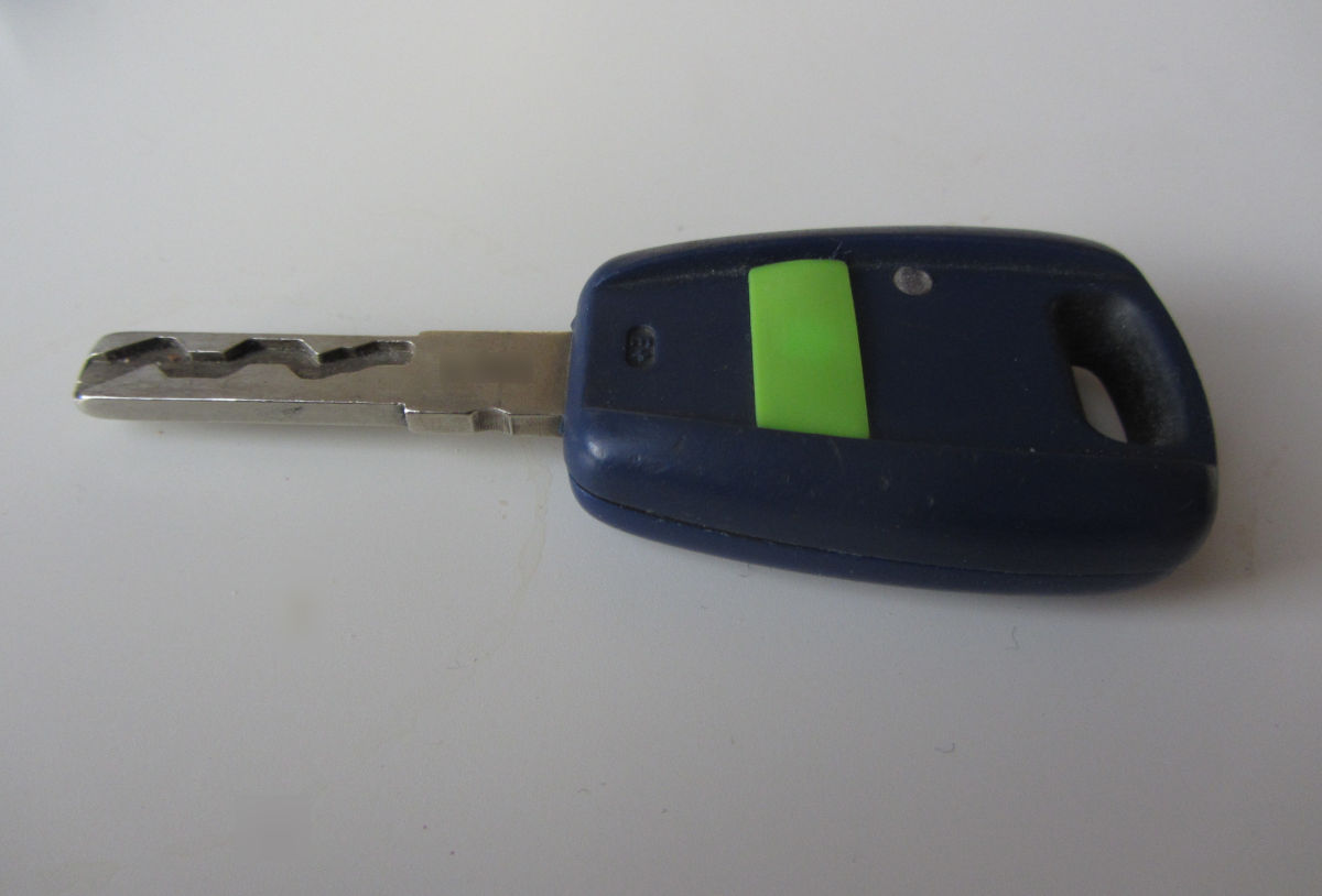 Fiat Doblo Transponder Key Knob Replacement