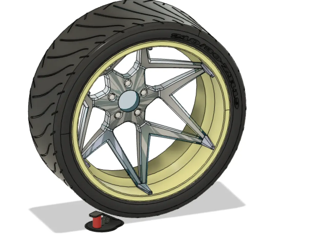 STL file Carwash tire garden hose roller 🌳・3D printing idea to