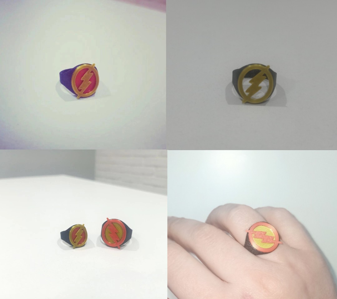 Flash and Reverse Flash Ring for Cisco Gold Ring