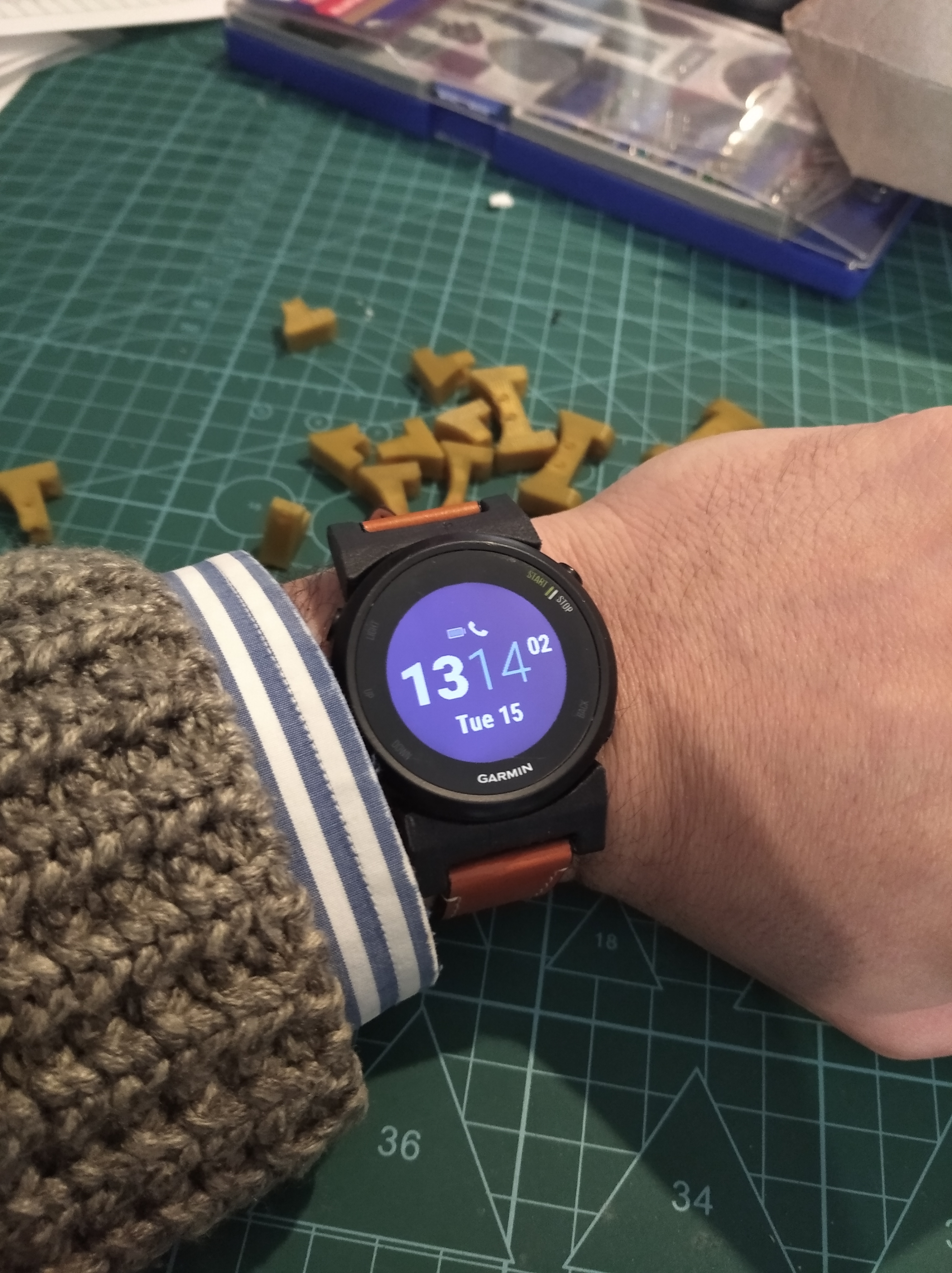 GarminRunner45 Clock STRAP converter
