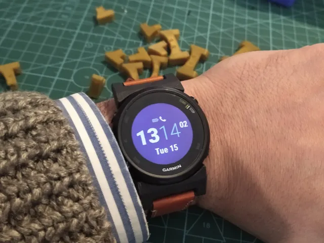 GarminRunner45 Clock STRAP converter