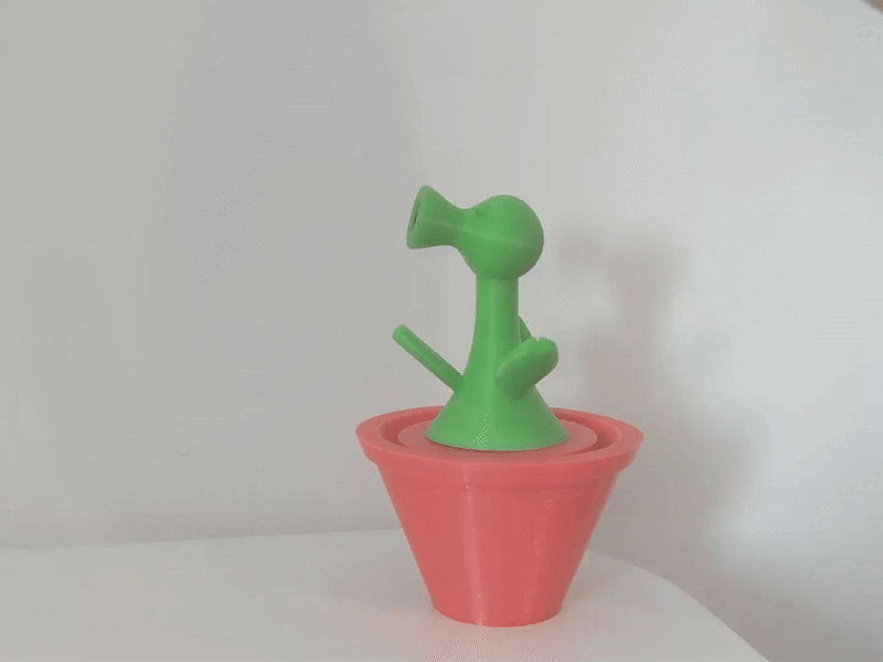 mm_miniplantsです Air pressure Peashooter shooting plant (Plants Vs Zombies) by Maks