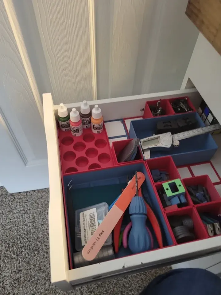 Model Paint Drawer Organizer 