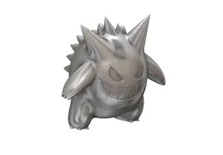 Shiny Gastly, Haunter, & Gengar models