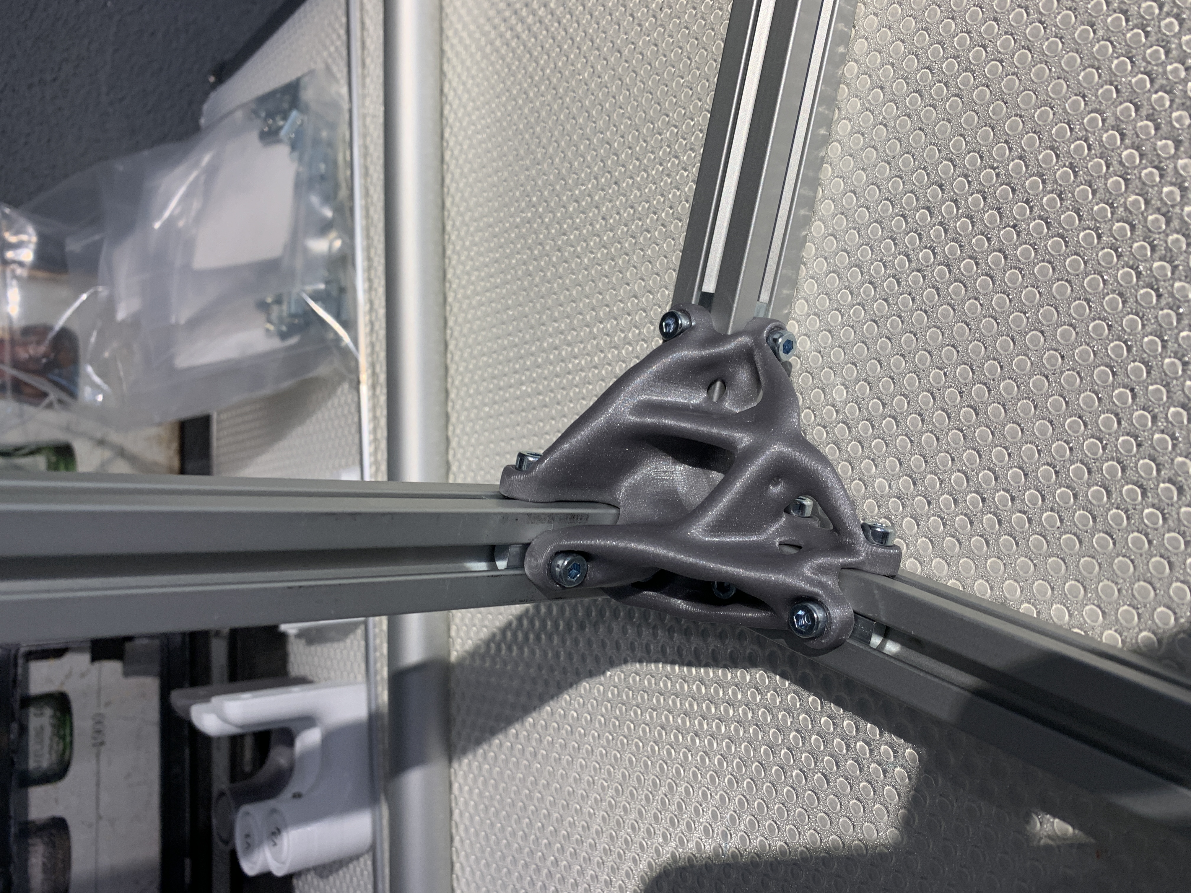 Topology Optimized Corner Brackets