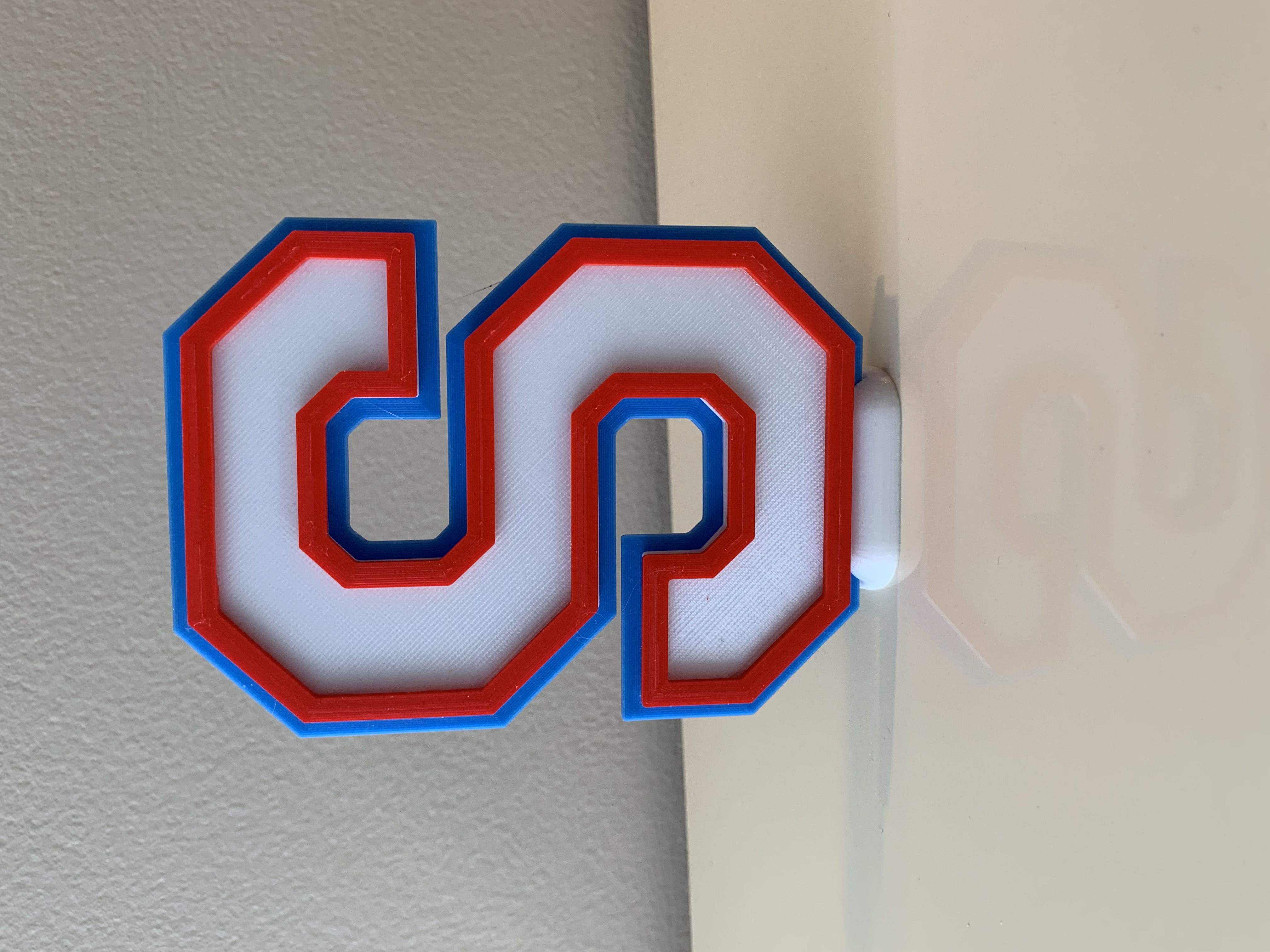 3D Lettering in school or sports colors