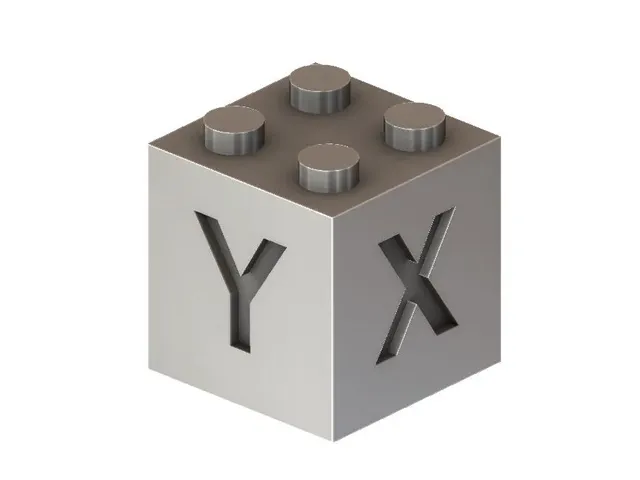XYZ Lego cube