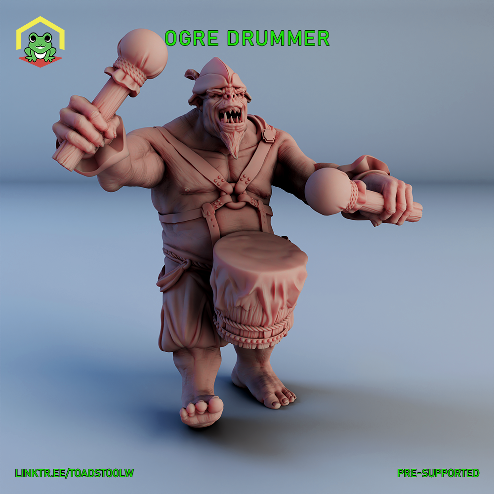 Ogre drummer