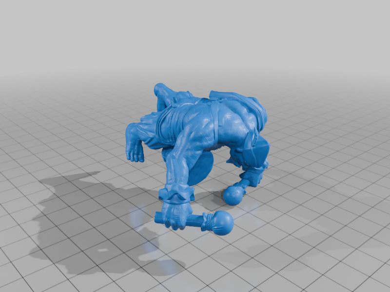 Ogre drummer