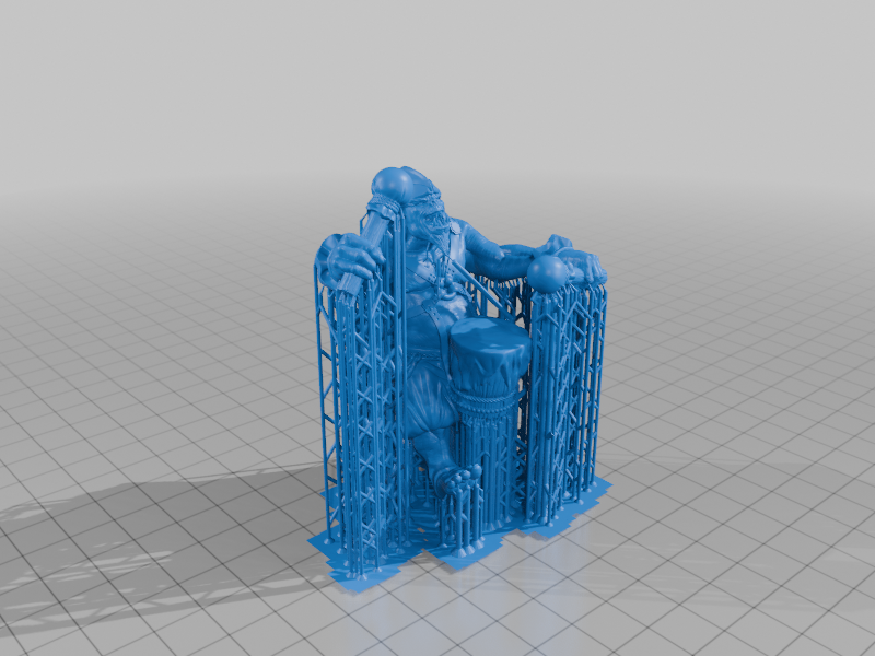 Miniatura 3 do modelo 3D Ogre drummer