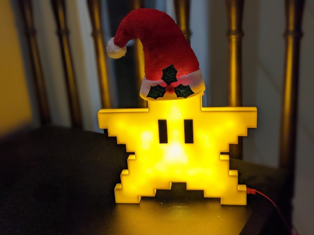 Mario Star Lamp/Tree Topper