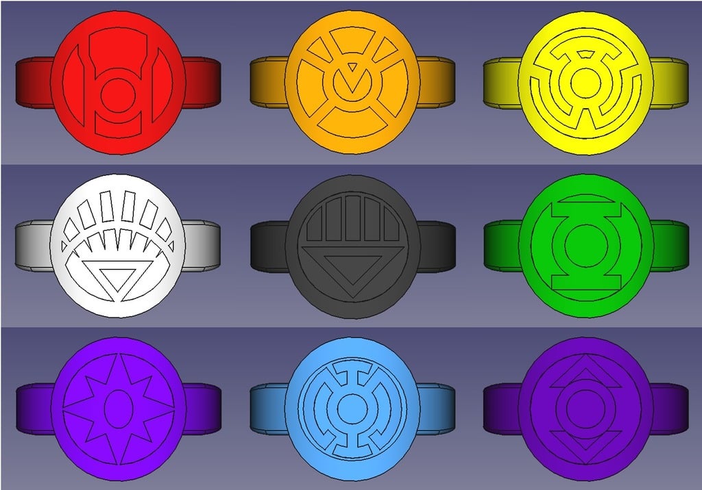 Lantern Corps Rings — miniatura 11