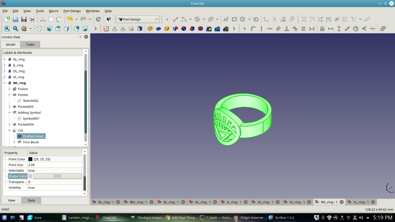Lantern Corps Rings — miniatura 49
