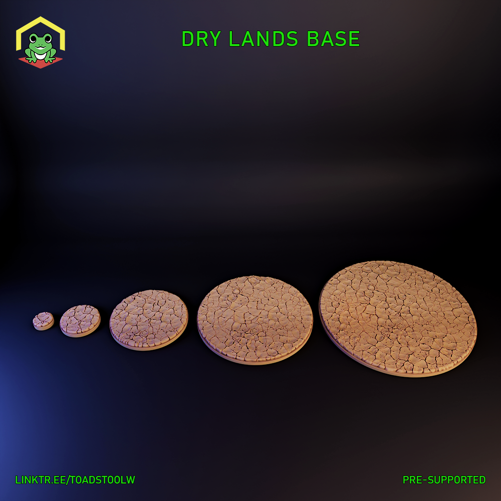 Dry lands - miniature base set