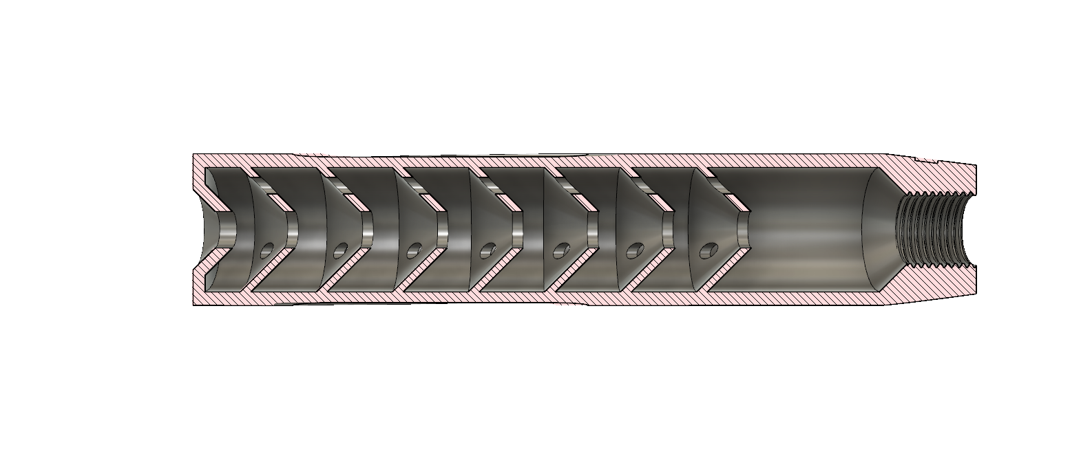 Moderator for an Air Rifle by Dan | Download free STL model