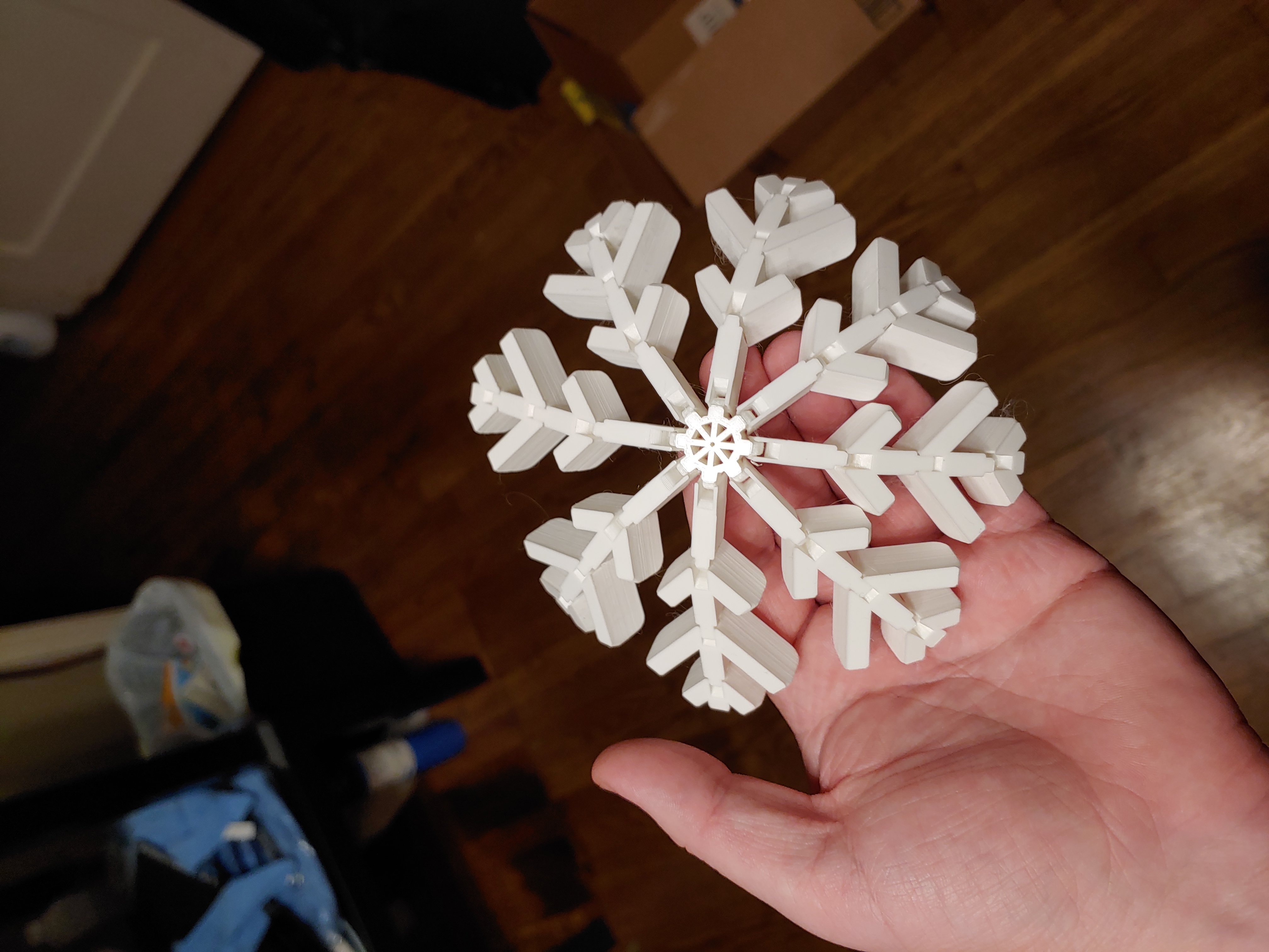 Miniatura 2 do modelo 3D Flex Snowflake