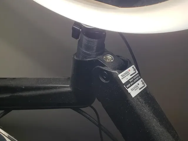 LED Ring Light Mount for Triple Monitor Stand