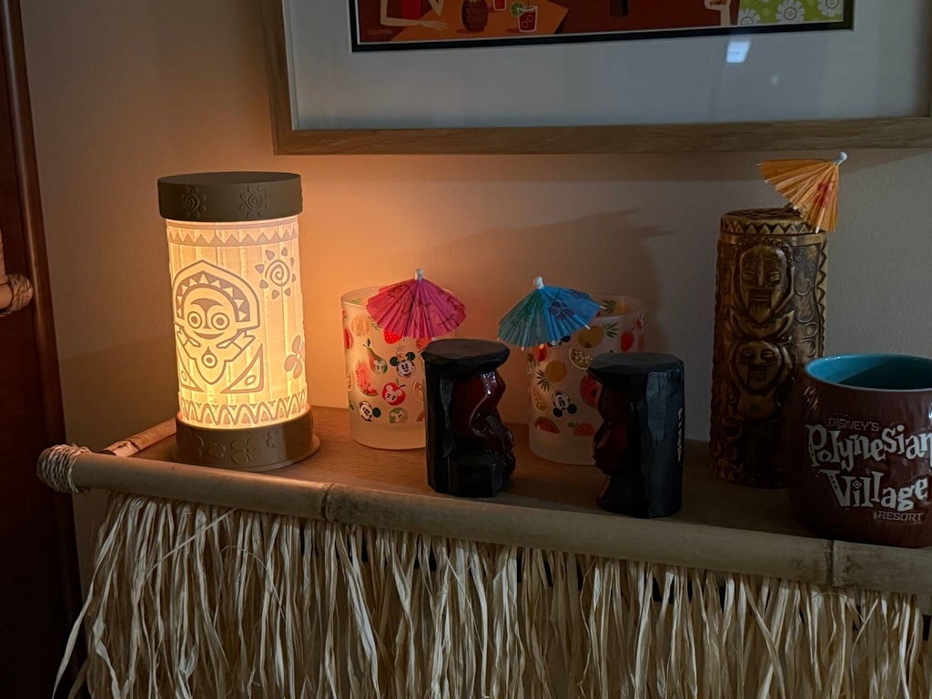 Polynesian Themed Tiki Lantern