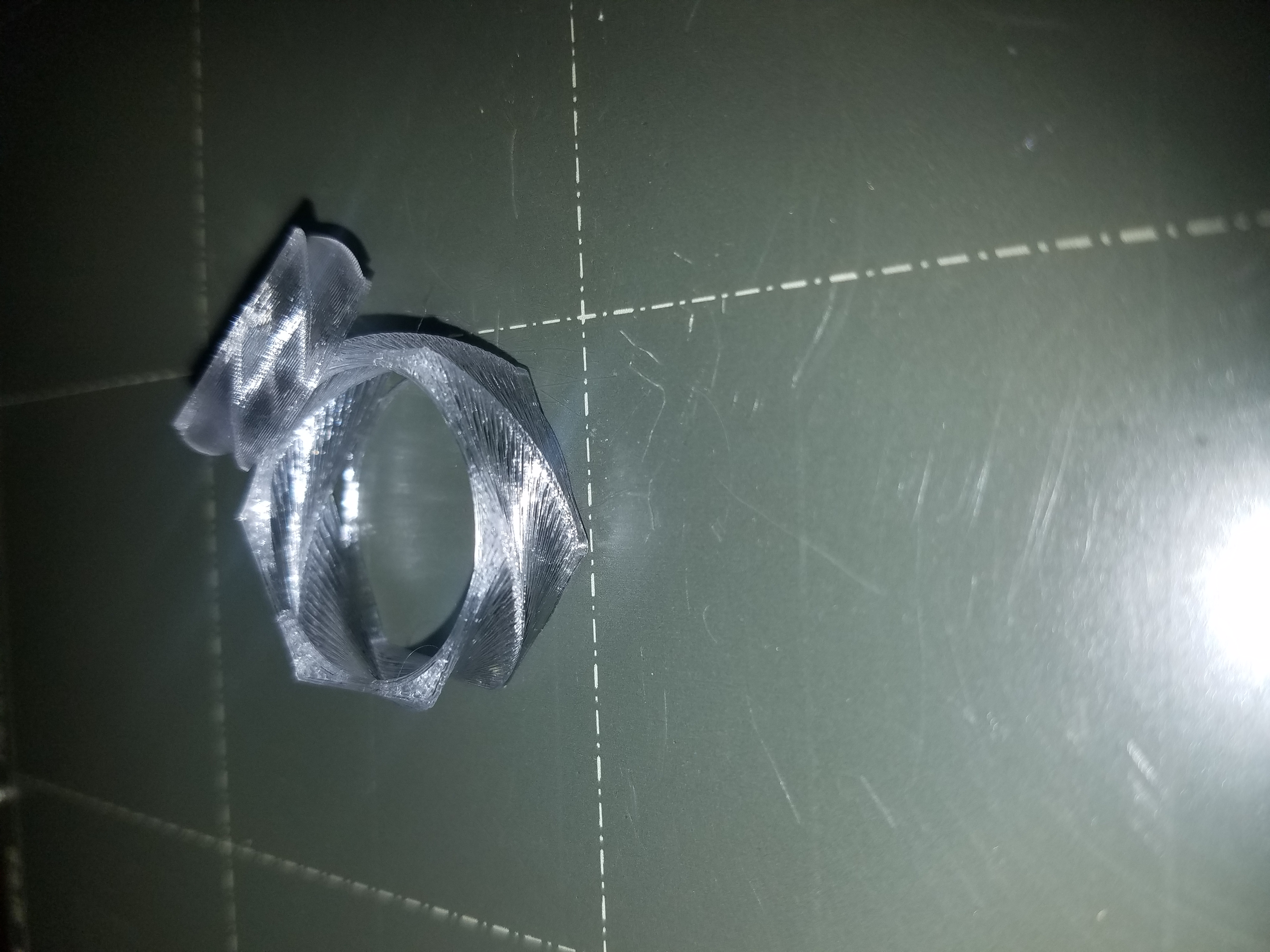 Miniatura 4 do modelo 3D Spiral Ring  - thin
