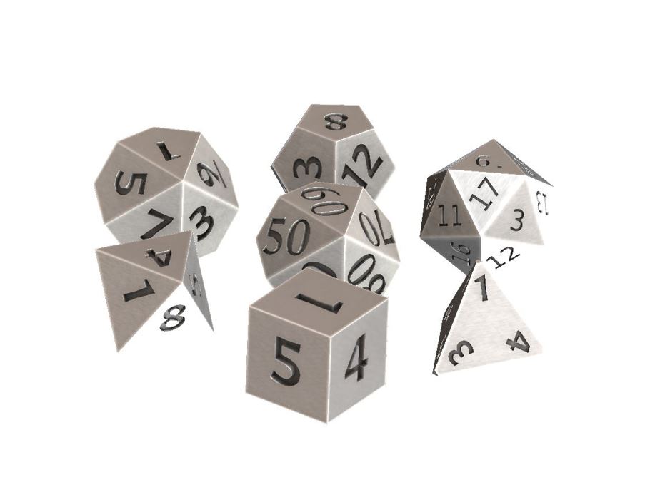Complete dice set by Referentiel, Download free STL model