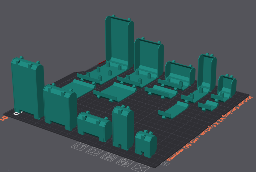 1:12 1/12 scale Modular EmoBag V2 X System - for Action Figures faceplates or other items - MegamiDevice BusterDoll mounts