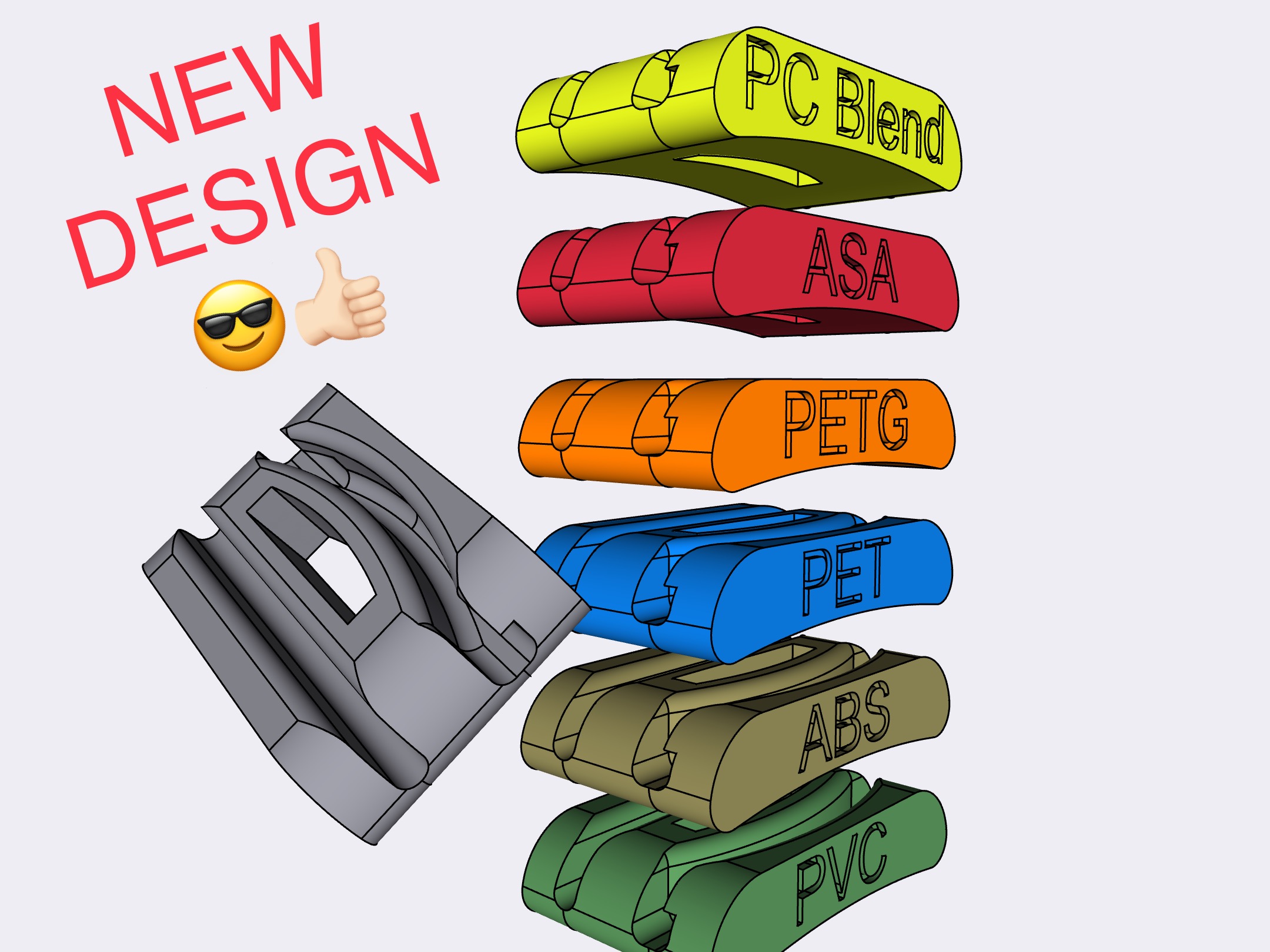 New Improved Filament Clip