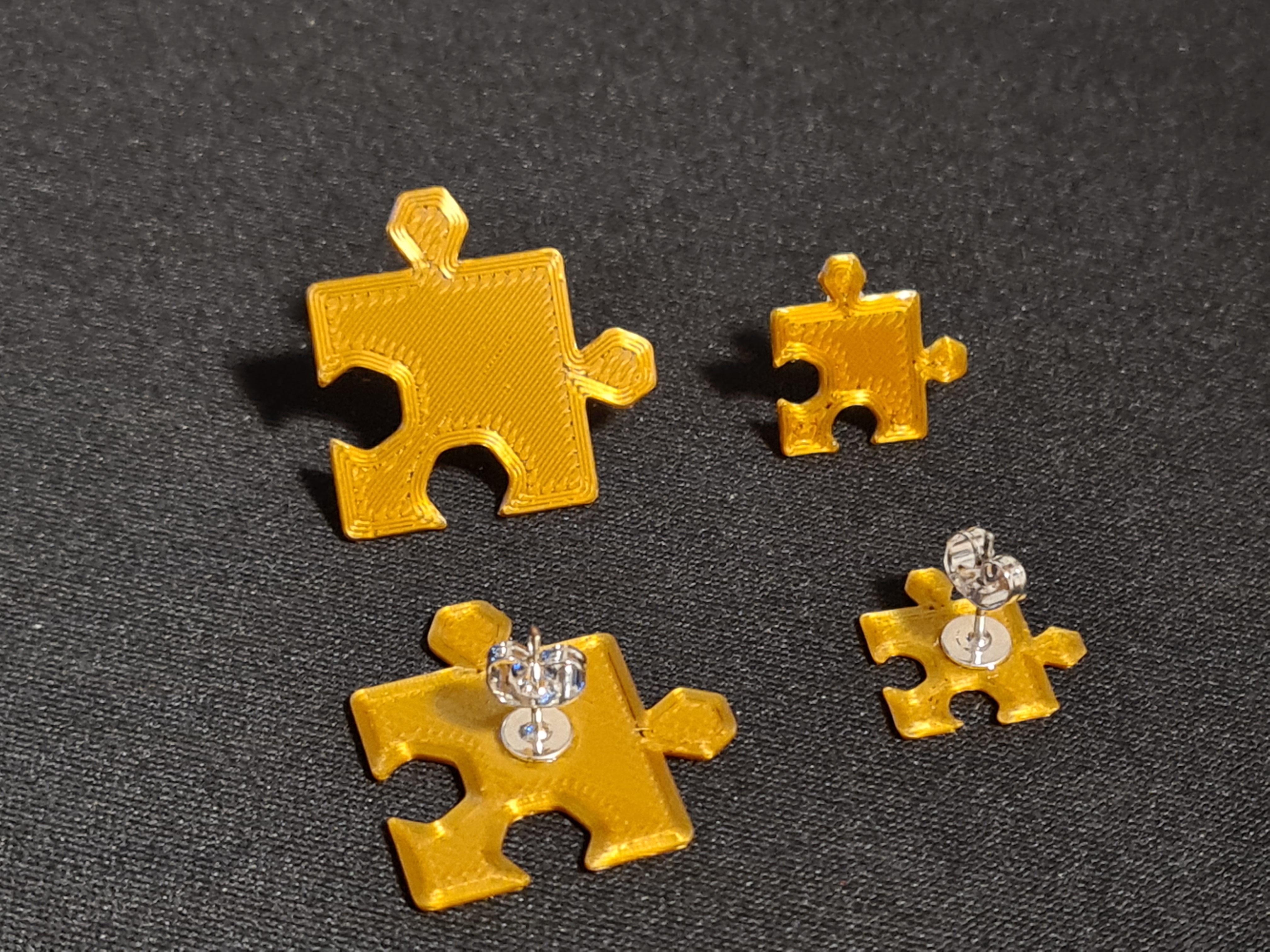 Puzzle earrings