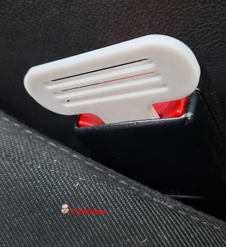 Peugeot seat belt plug to stop the alarm