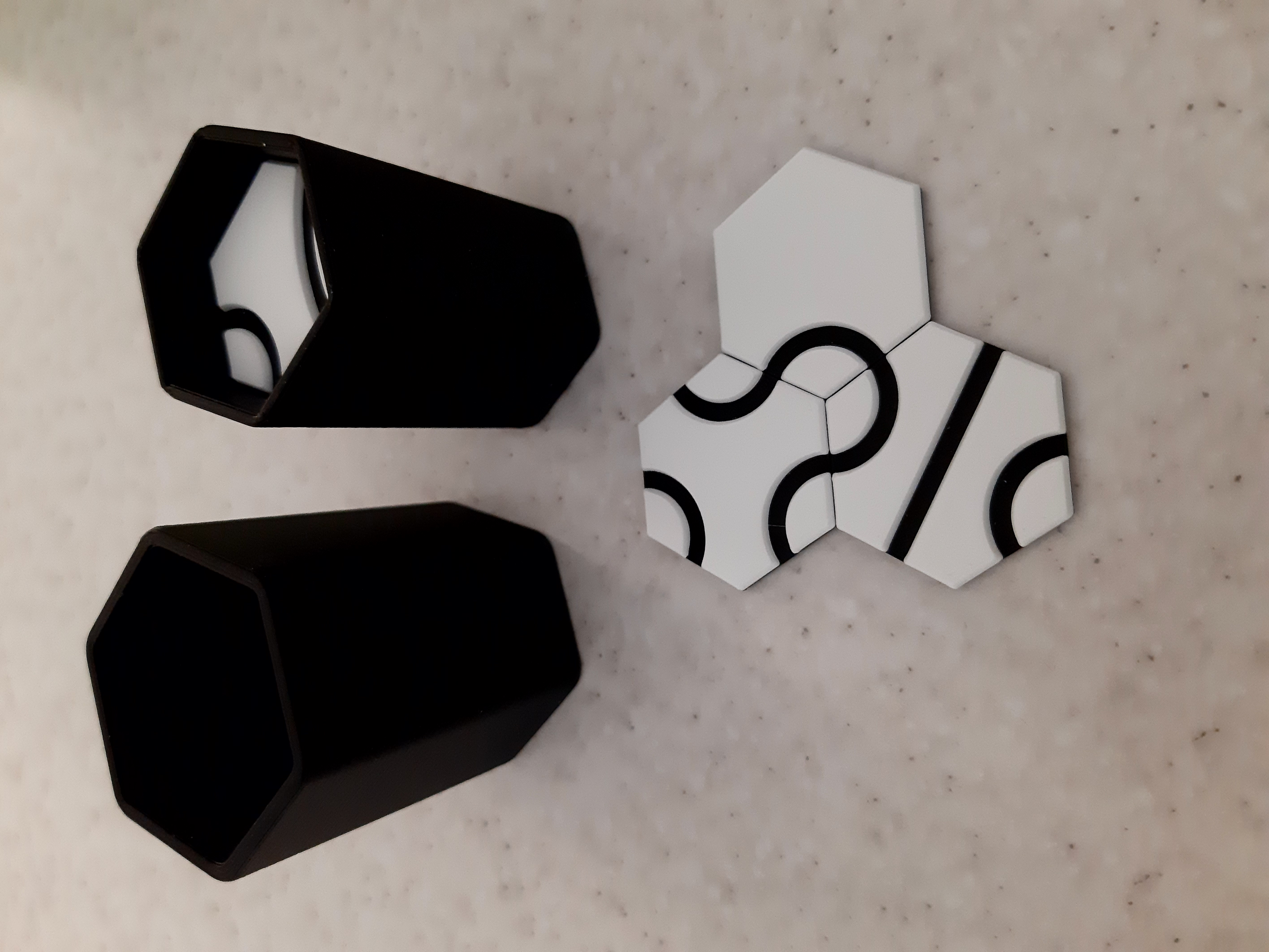 Hex path puzzle - kryt