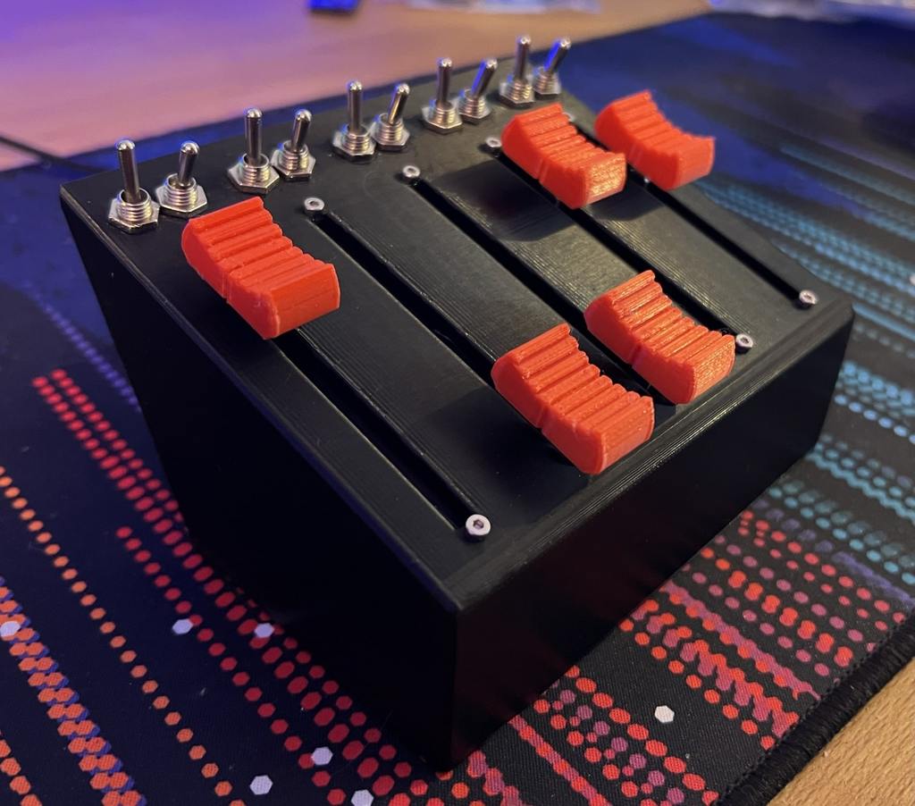 ShlagMixer - A DIY MIDI Audio Mixer