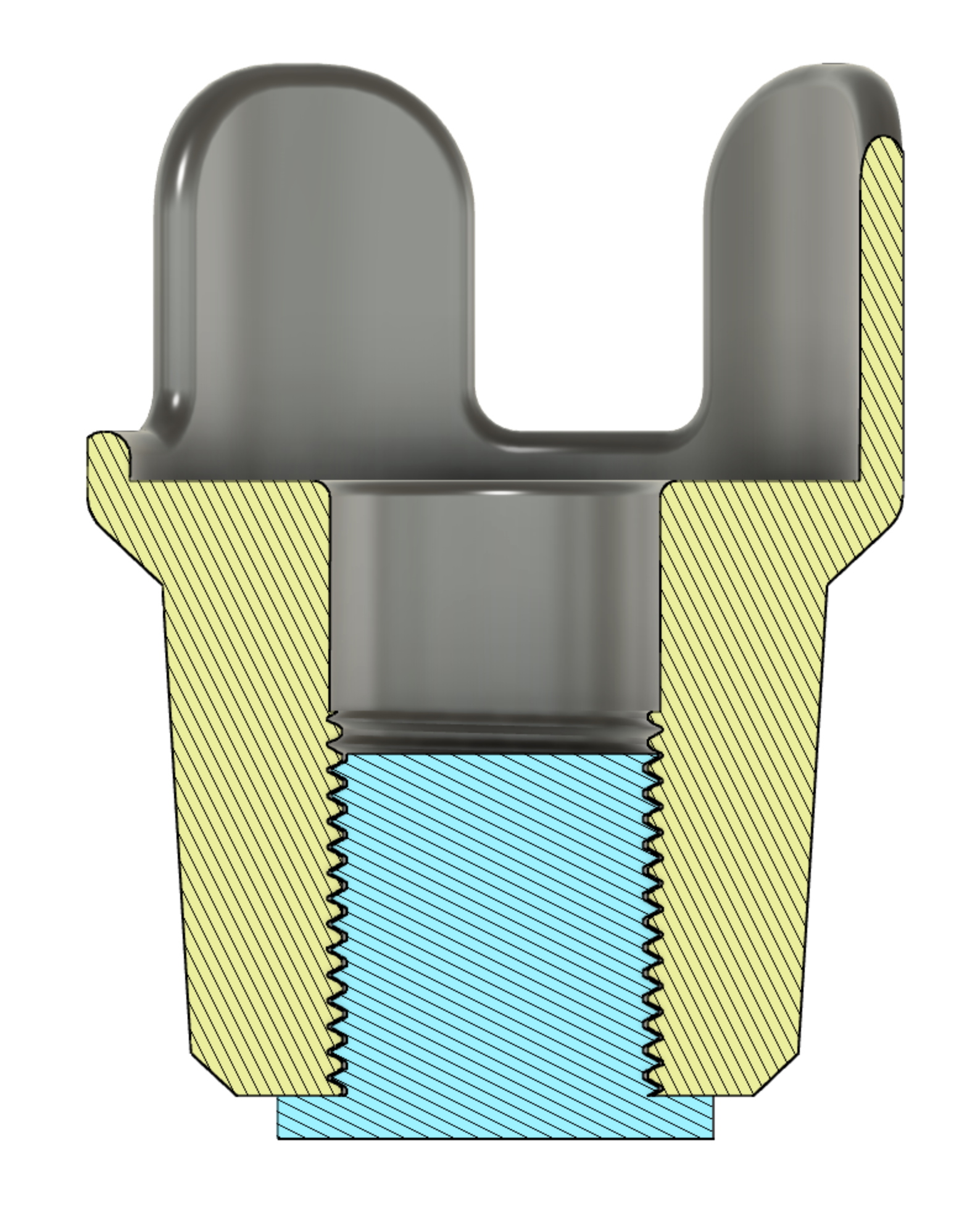 Car cup holder for cups with a handle by Zwoop | Download free STL ...