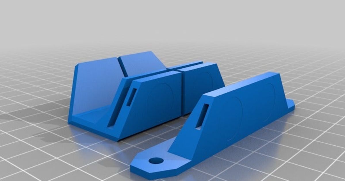 Prusa lack enclosure handles redesign to fit 20x6x1,5mm by joey