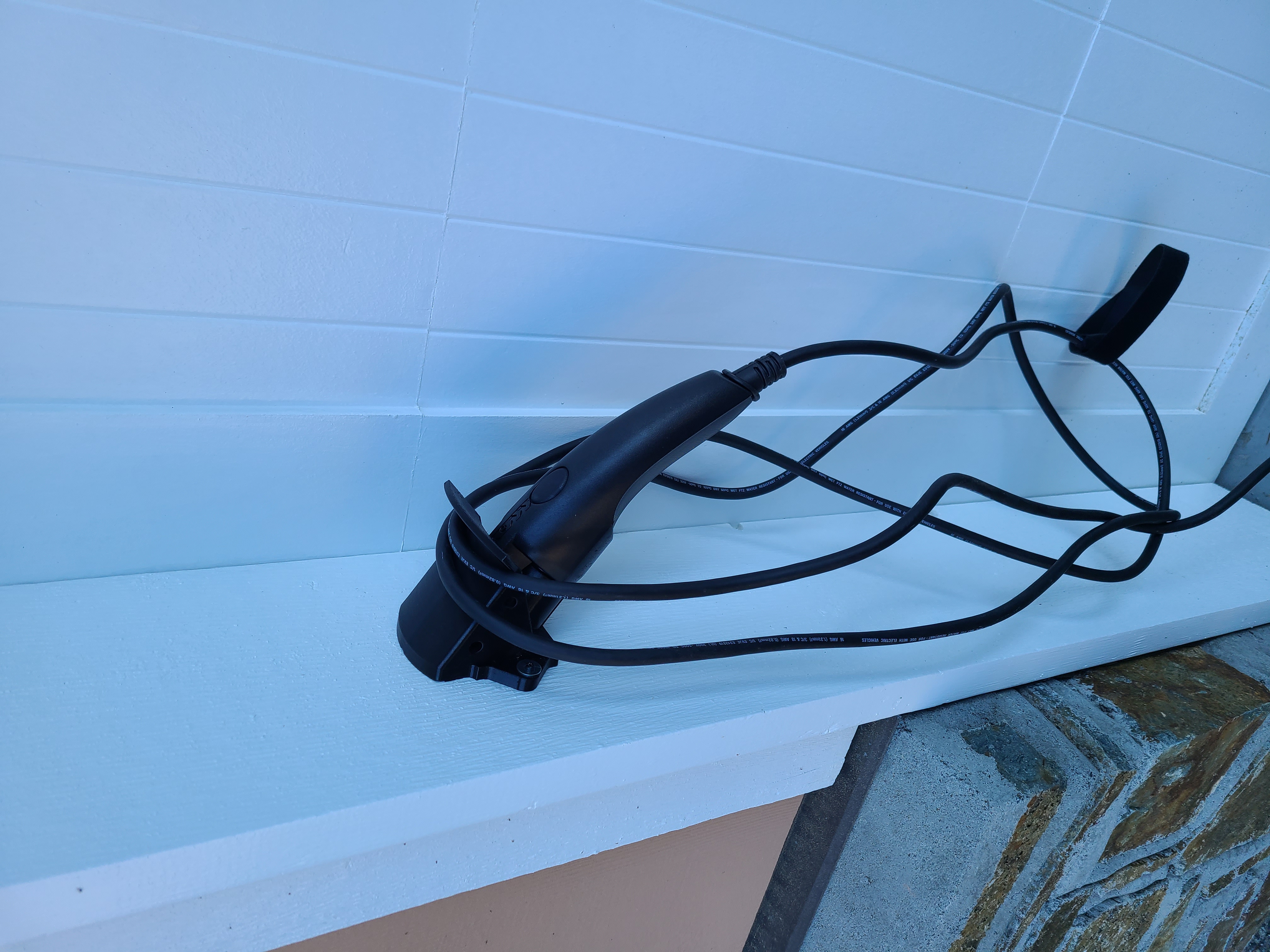 Wall Mount EV Plug Holder