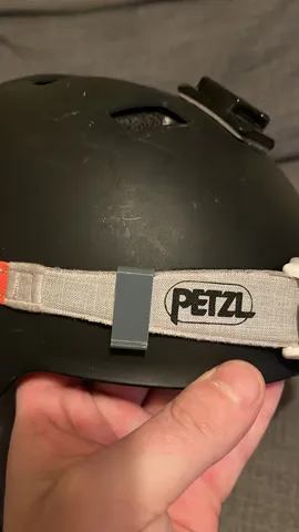 Petzl headlamp helmet clip