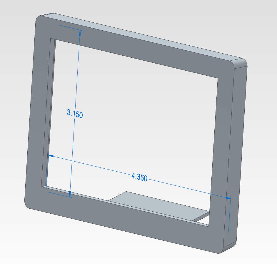 Simple 4"x3" Picture Frame