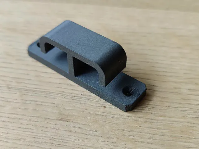 Under the table cable clip. Parametric FreeCad
