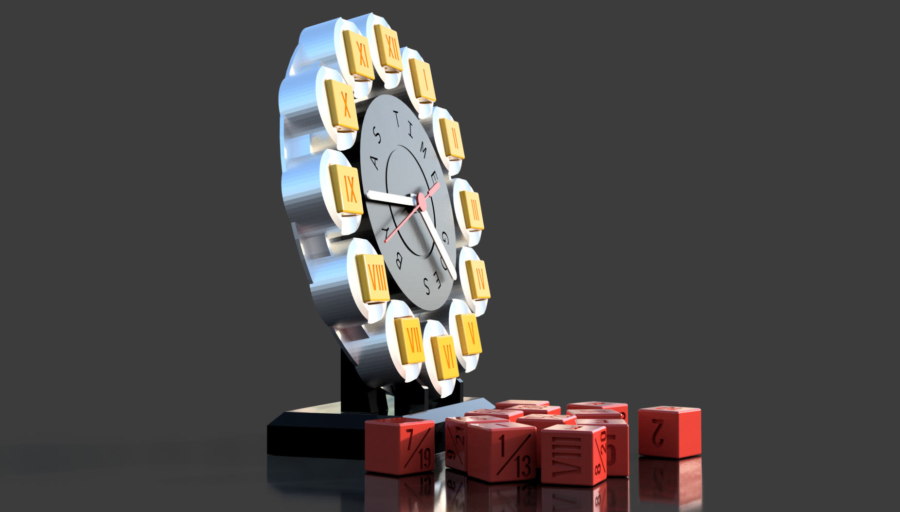 Miniatura 4 do modelo 3D Learning Clock
