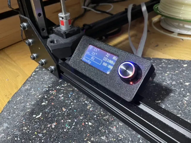 BTT Mini 12864 display housing for 3030 profile RatRig vCore