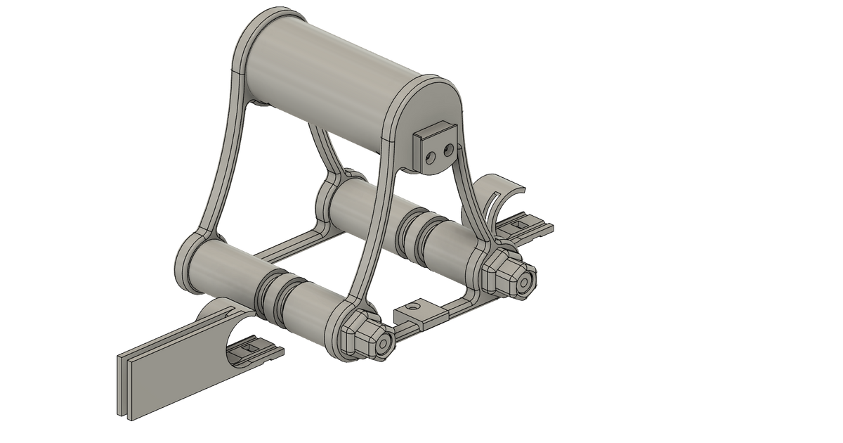 Spool holder with optional cable guide for Mosaik Palette 2 or 3