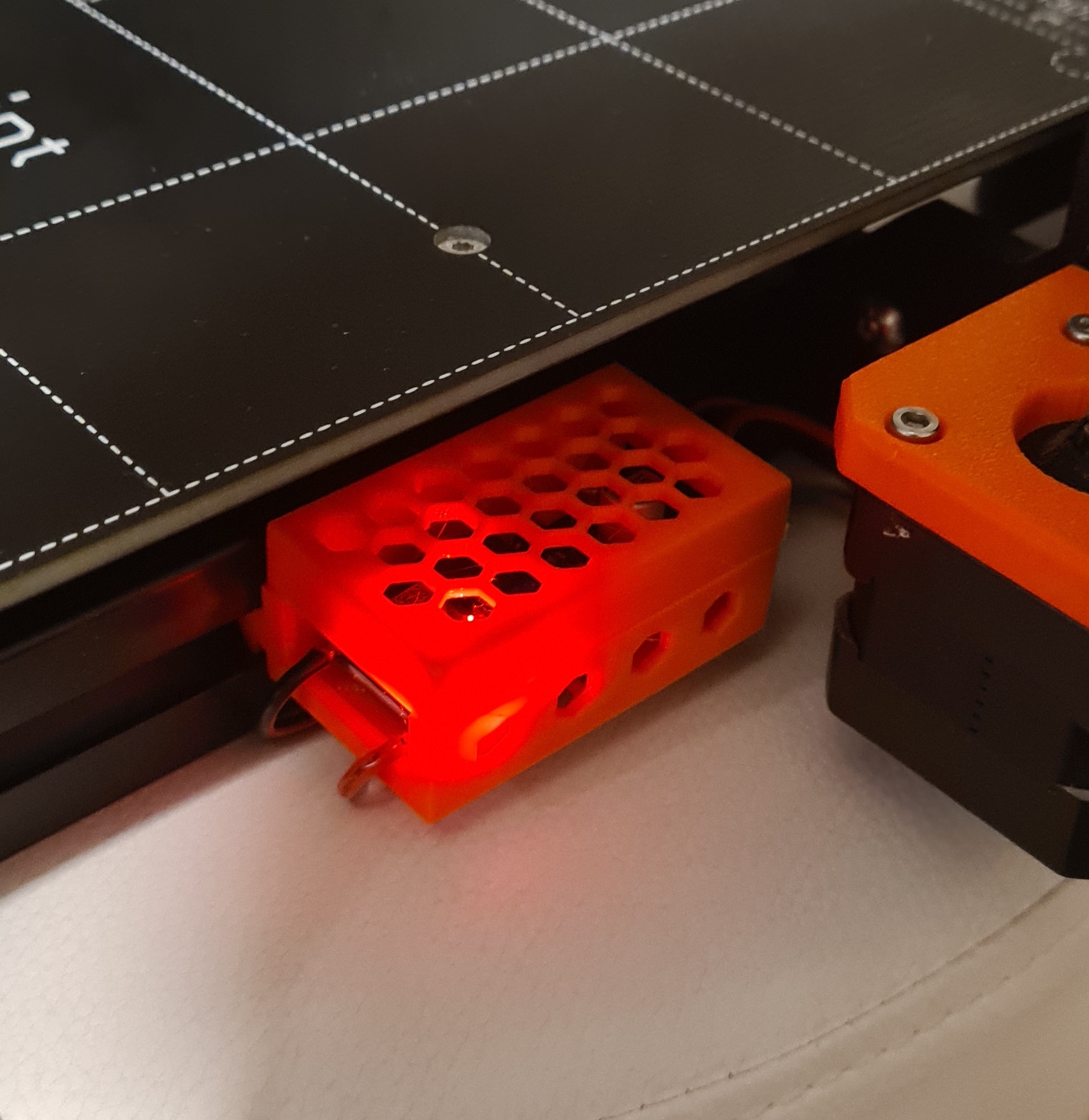 Buck Converter Holder (LM2596) Mk3s Fits Prusa Aluminum Rails