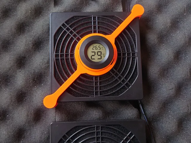 QIDI X-Max / X-Plus Hygrometer / Thermometer Holder