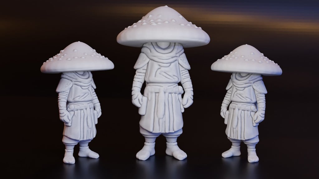 Myconid, Mushroomfolk NPC (DND / TTRPG)