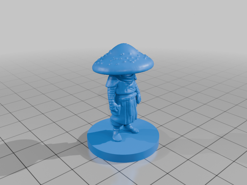 Myconid, Mushroomfolk NPC (DND / TTRPG) — miniatura 3