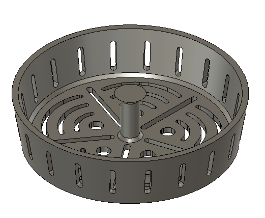 Miniatura 3 do modelo 3D Sink drain strainer