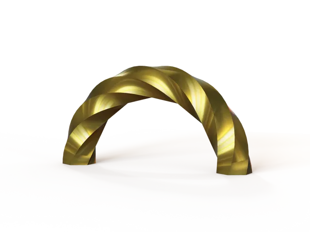 Twisted Polygon Arches