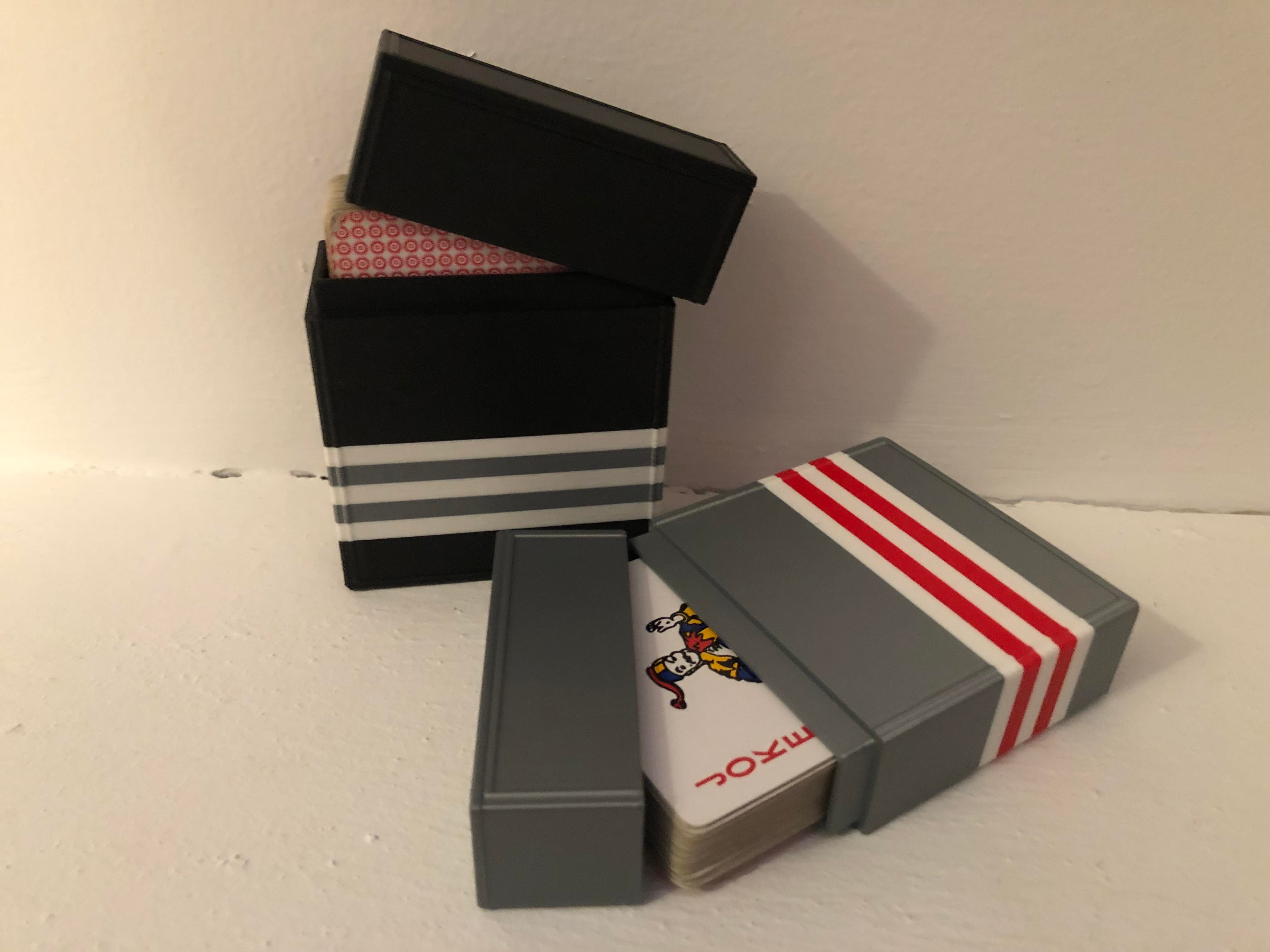 Playing card box - with color change
