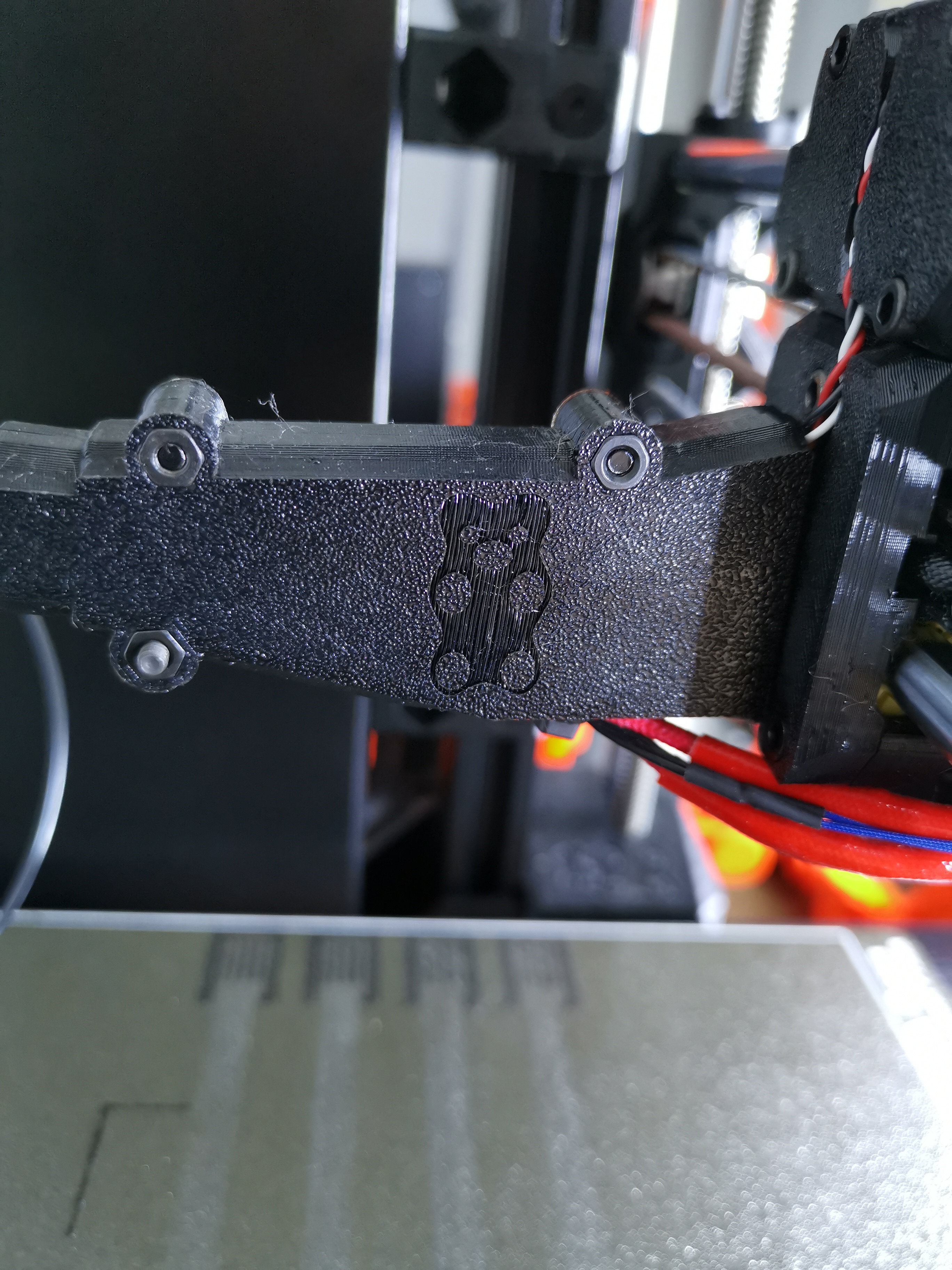 Prusa Bear MK3S extruder cable cover.