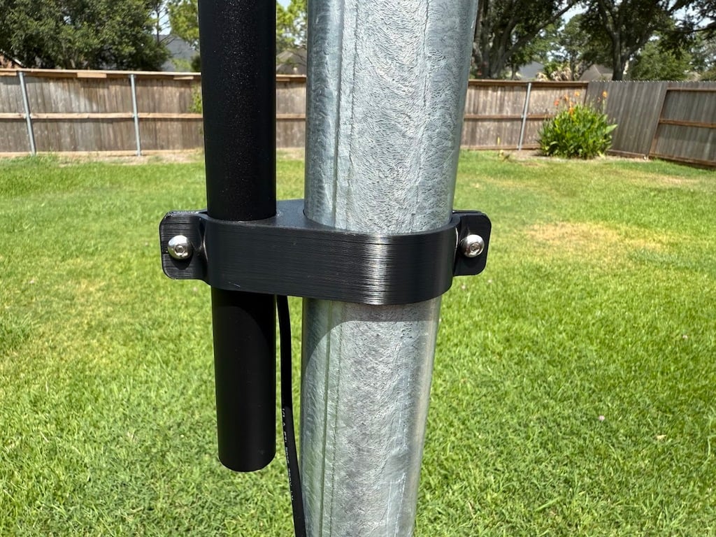 Segway Navimow RTK antenna adapter for 2-3/8 Chain-link Fence Pole