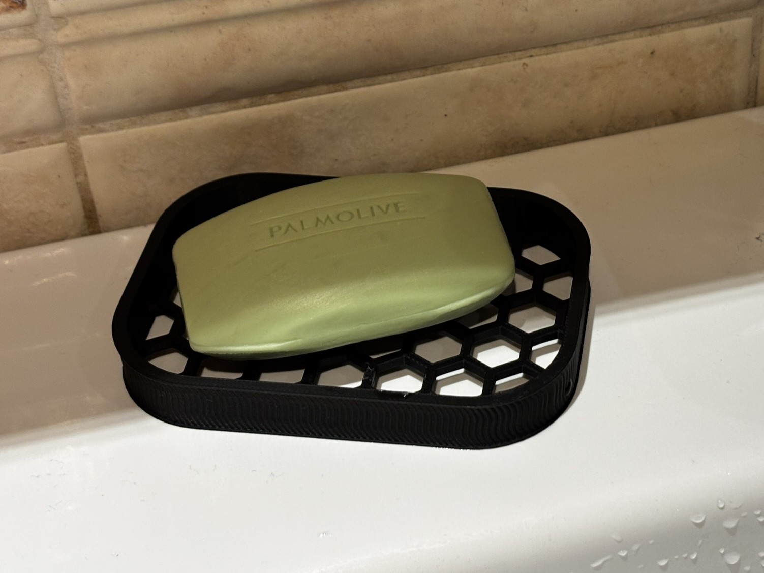 Modern soap tray